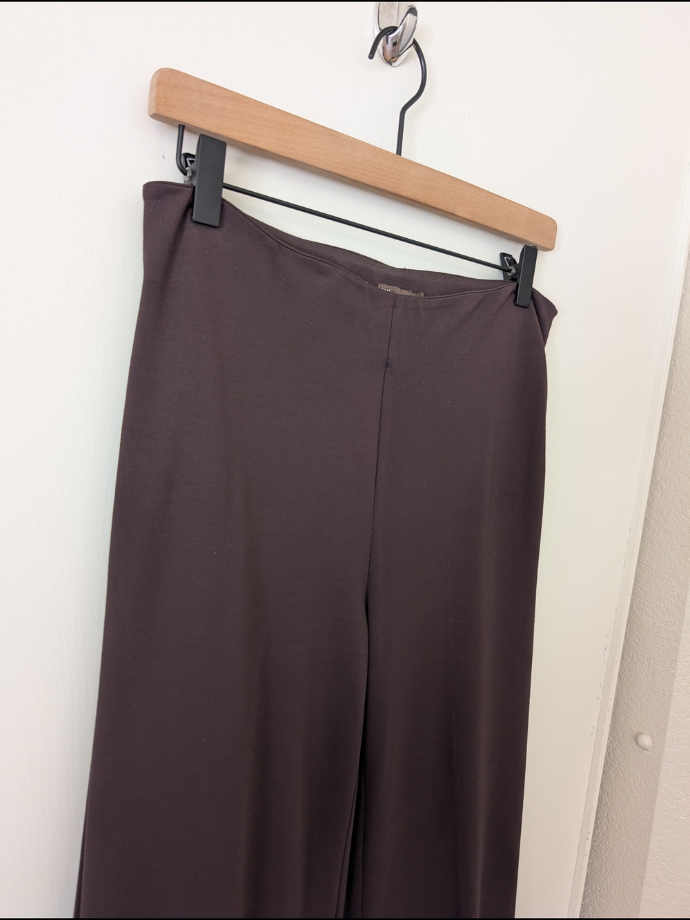 J. McLaughlin Women 4 Brown Wide Leg Dress Pants Minimalist Classic Contemporary - Picture 4 of 9